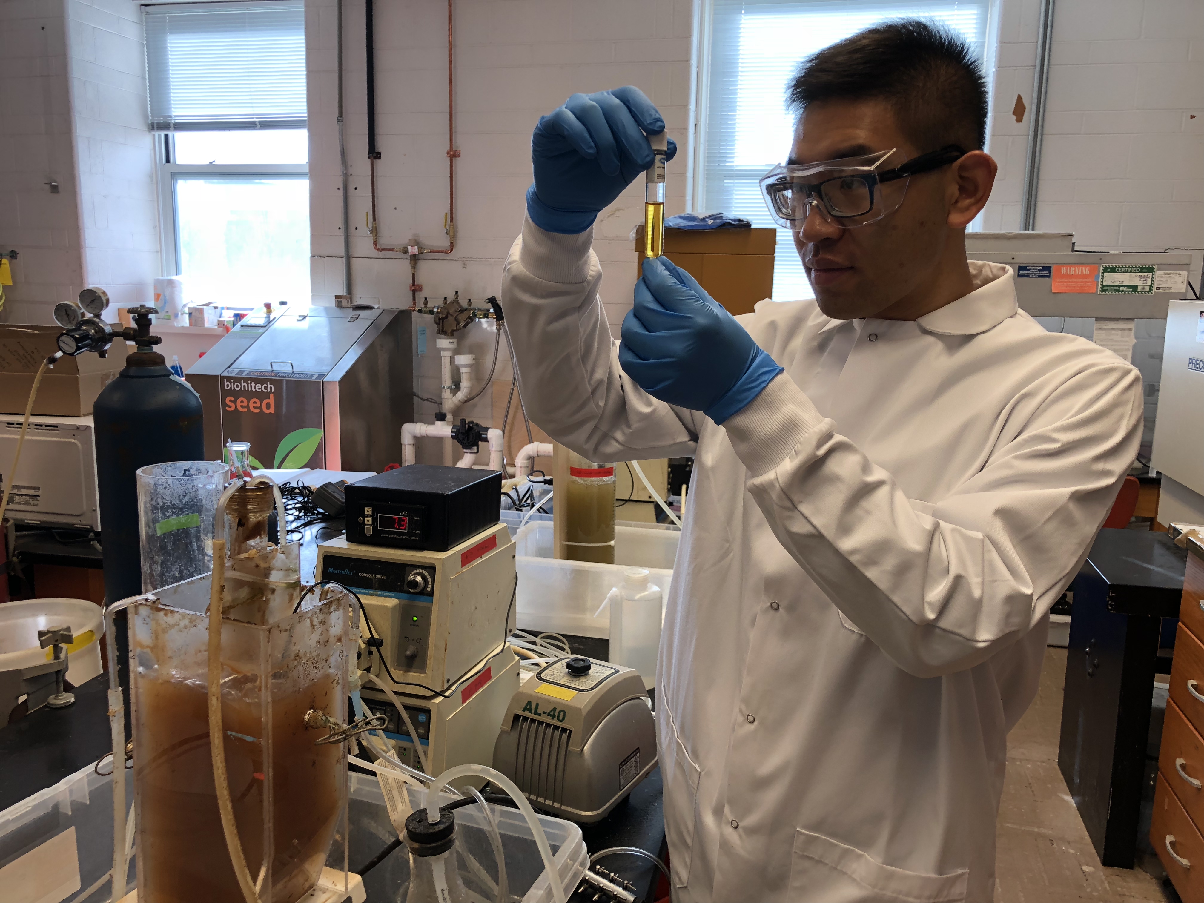 Xiangmin Liang, Making Bioplastic from Microorganisms in Wastewater ...